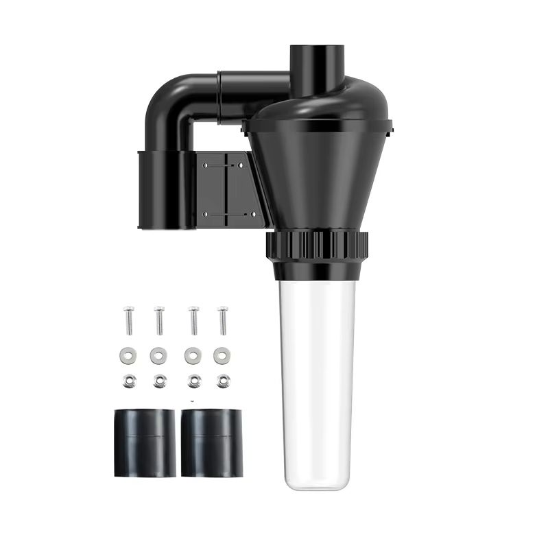 Double Filtration Cyclone Dust Collector Turbocharged 50mm Shop Vac Separator For Woodworking 9
