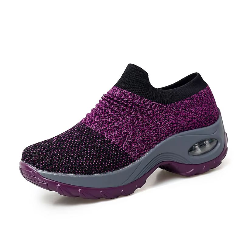 Womens Breathable Mesh Sneakers Lightweight Walking Gym Platform Shoes 9