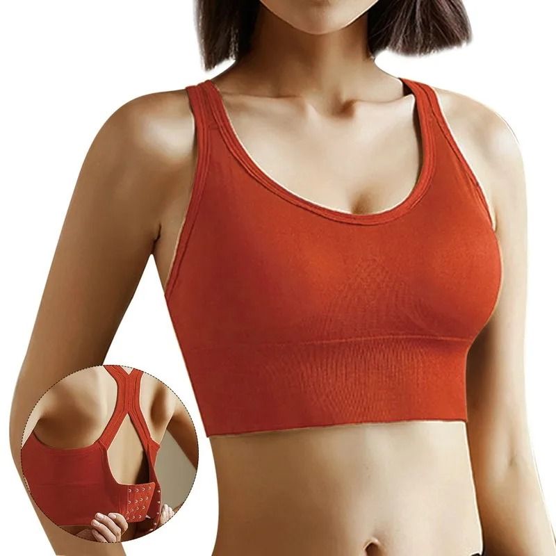 Women Sports Bra Push Up Crop Top Fitness Tank 11