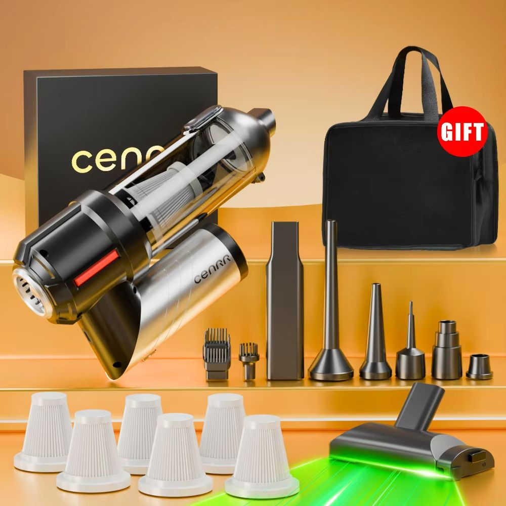 CENRR Cordless Car Vacuum Cleaner Powerful 998000PA Handheld Mini Vacuum For Car And Home 10