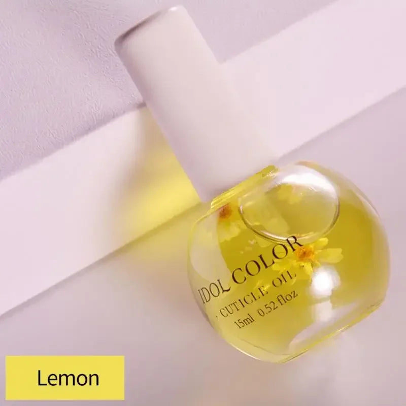 Moisturizing Dried Nutrient Nail Cuticle Oil, 8 Flowers Nail Nutrition Oil, Nail Care Repair Damaged Liquid Art Tool