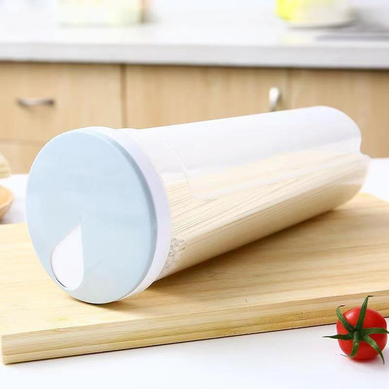 Noodles Sealed Can, Food Grade Plastic Kitchen Storage, Organization Containers with Quantitative Divided Sections
