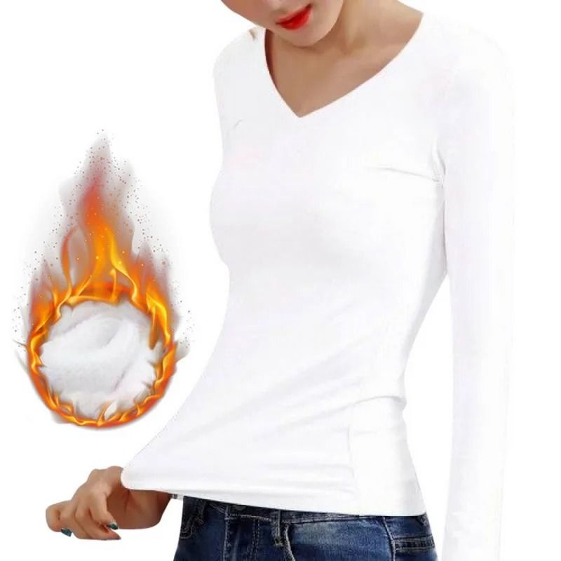 Womens Thermal Turtleneck Long Sleeve Top 10