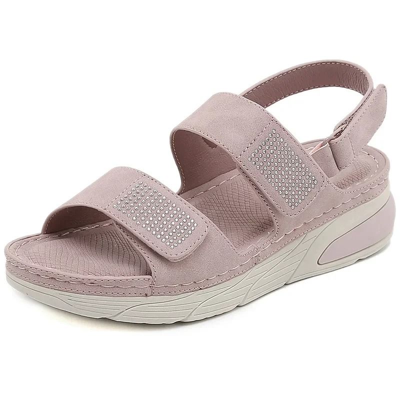 Womens Summer Wedge Sandals Open Toe Slingback Platform Shoes 5