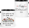 FUNITZ Retirement Gifts For Women 2026 Cup, Retired Mug, A Wise Woman Once Said Im Outta Here Coffee Mug, Retired Gifts Birthday Gift Christmas Presents for Female Mom Grandma Teacher Nurse Coworkers