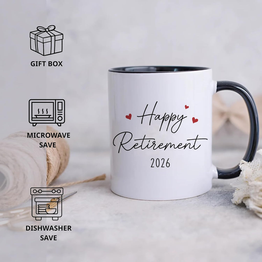 FUNITZ Retirement Gifts For Women 2026 Cup, Retired Mug, A Wise Woman Once Said Im Outta Here Coffee Mug, Retired Gifts Birthday Gift Christmas Presents for Female Mom Grandma Teacher Nurse Coworkers