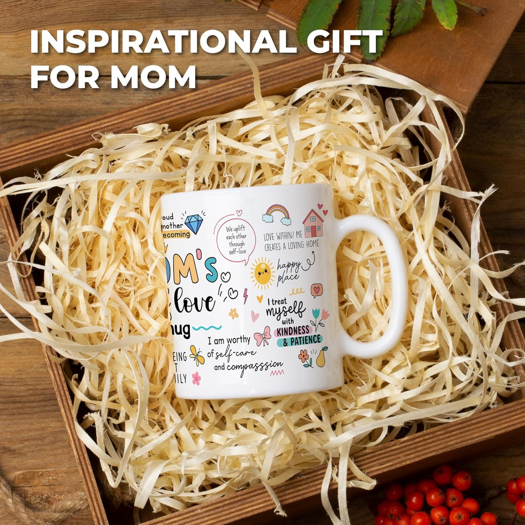 FUNITZ Mothers Day Gifts for Mom Mugs, Mama Coffee Mug with Inspirational Quote, Cute Mama Mugs for Daily Tea and Coffee, Coffee Mug for Mom Affirmations, Best Moms Cup Gift from Daughter, Son