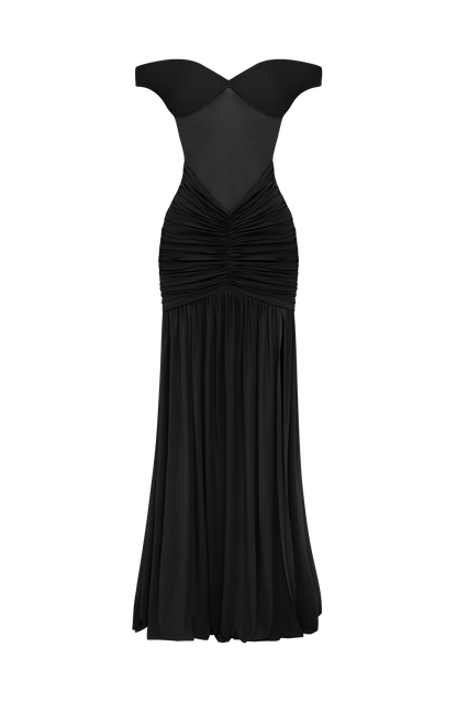 Alaia Maxi Dress - Black