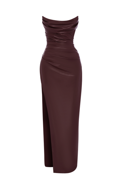 Alba Maxi Dress - Burgundy