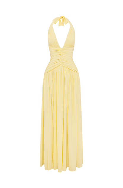 Amaris Maxi Dress - Lemon