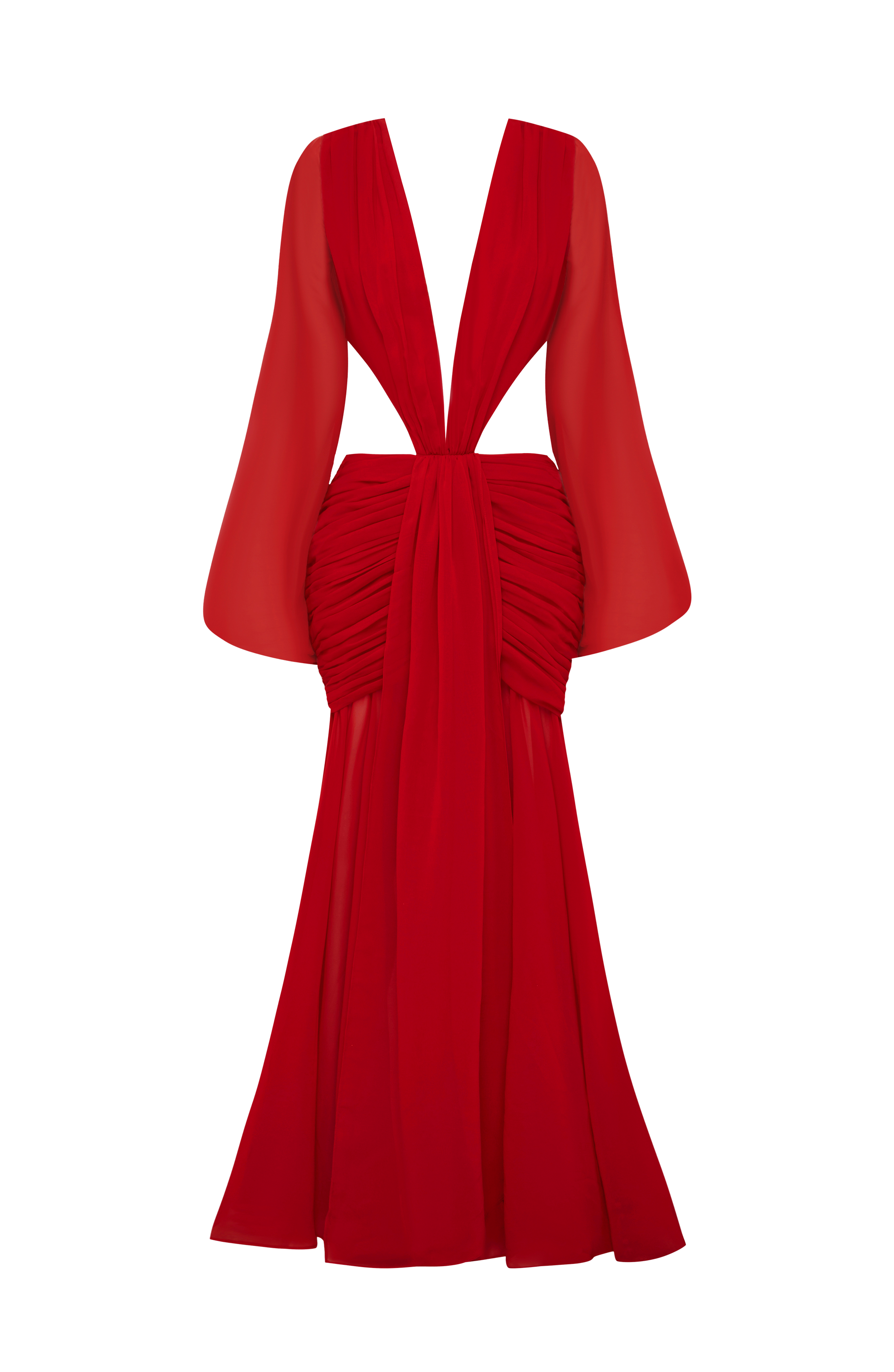 Andrina Maxi Dress - Red