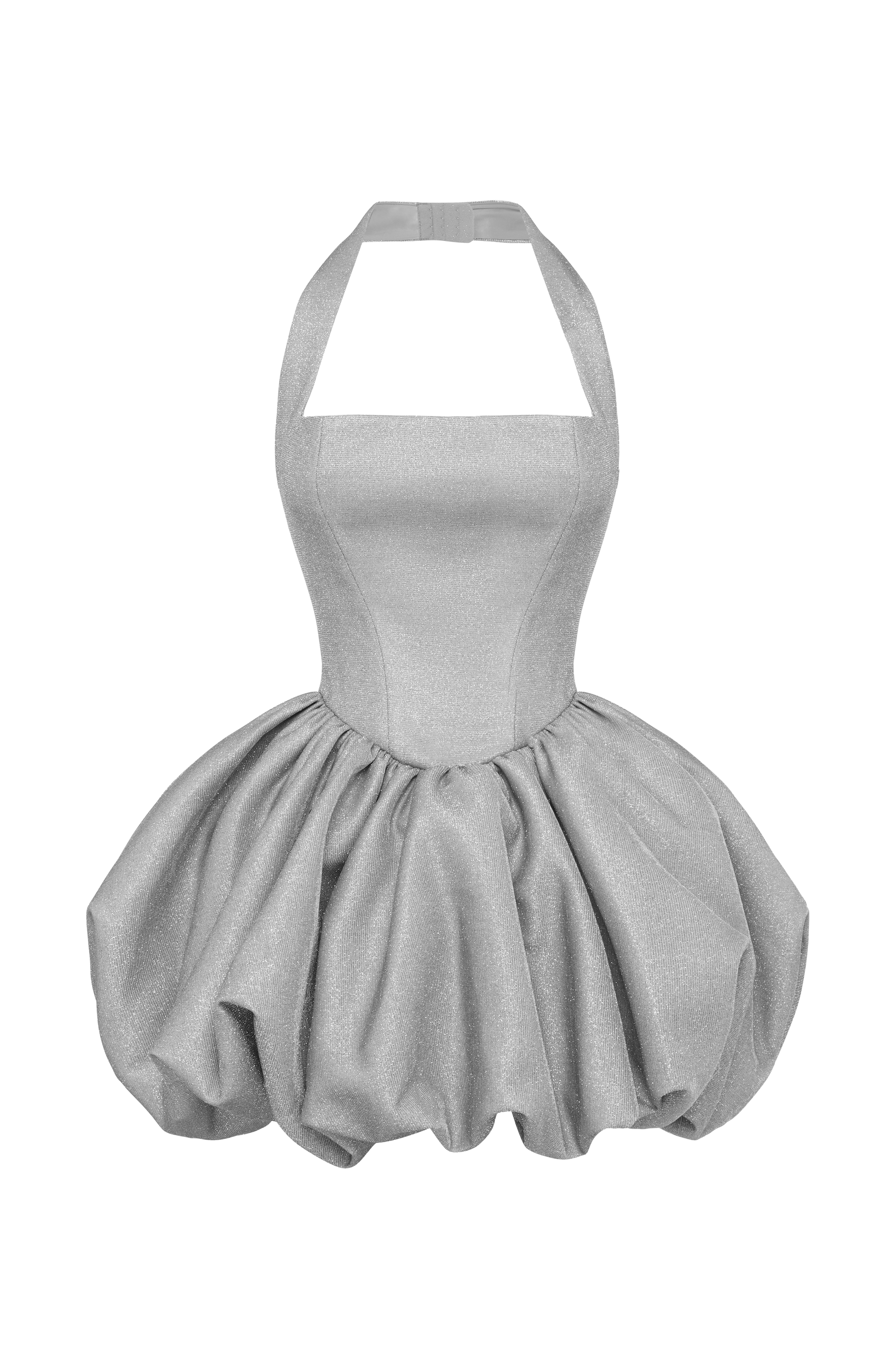 Araminta Mini Dress - Silver