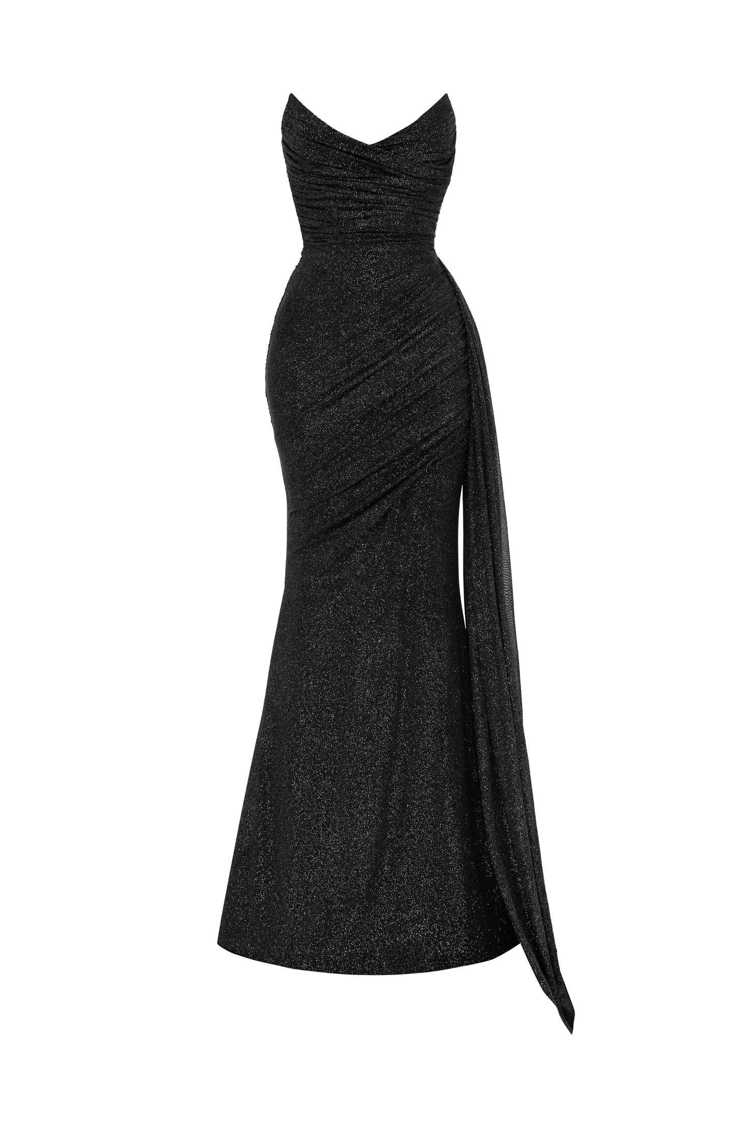 Ashika Maxi Dress - Black Sparkle