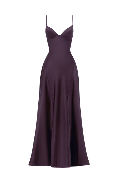 Asterin Maxi Dress - Plum