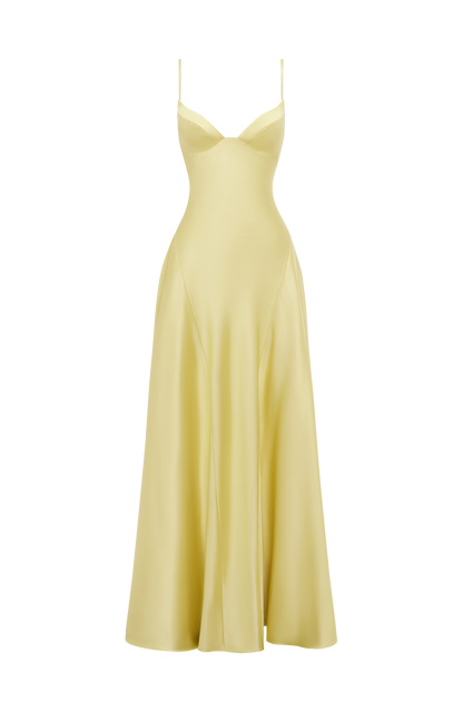 Asterin Maxi Dress - Lemon