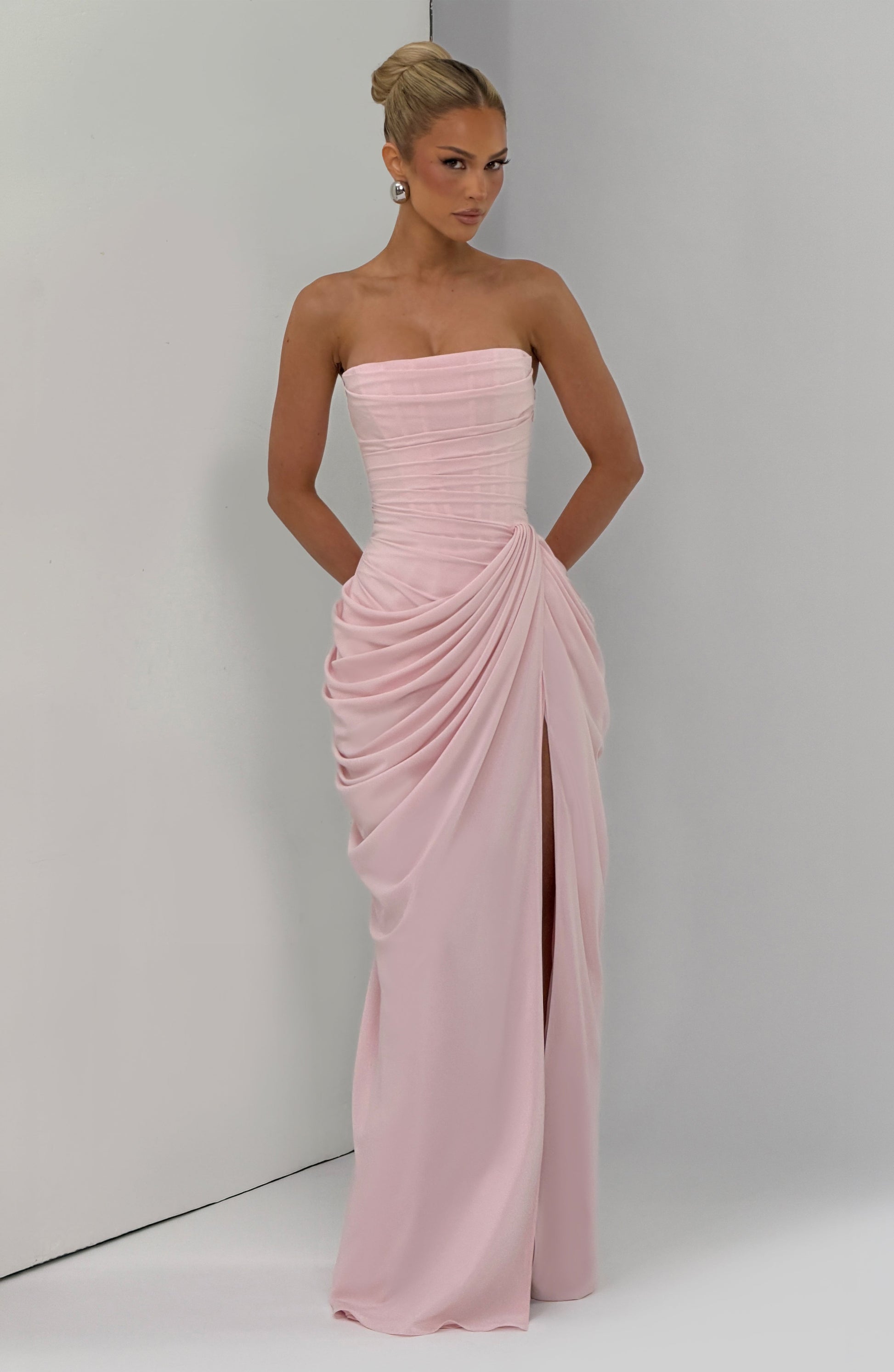Cyra Maxi Dress - Blush