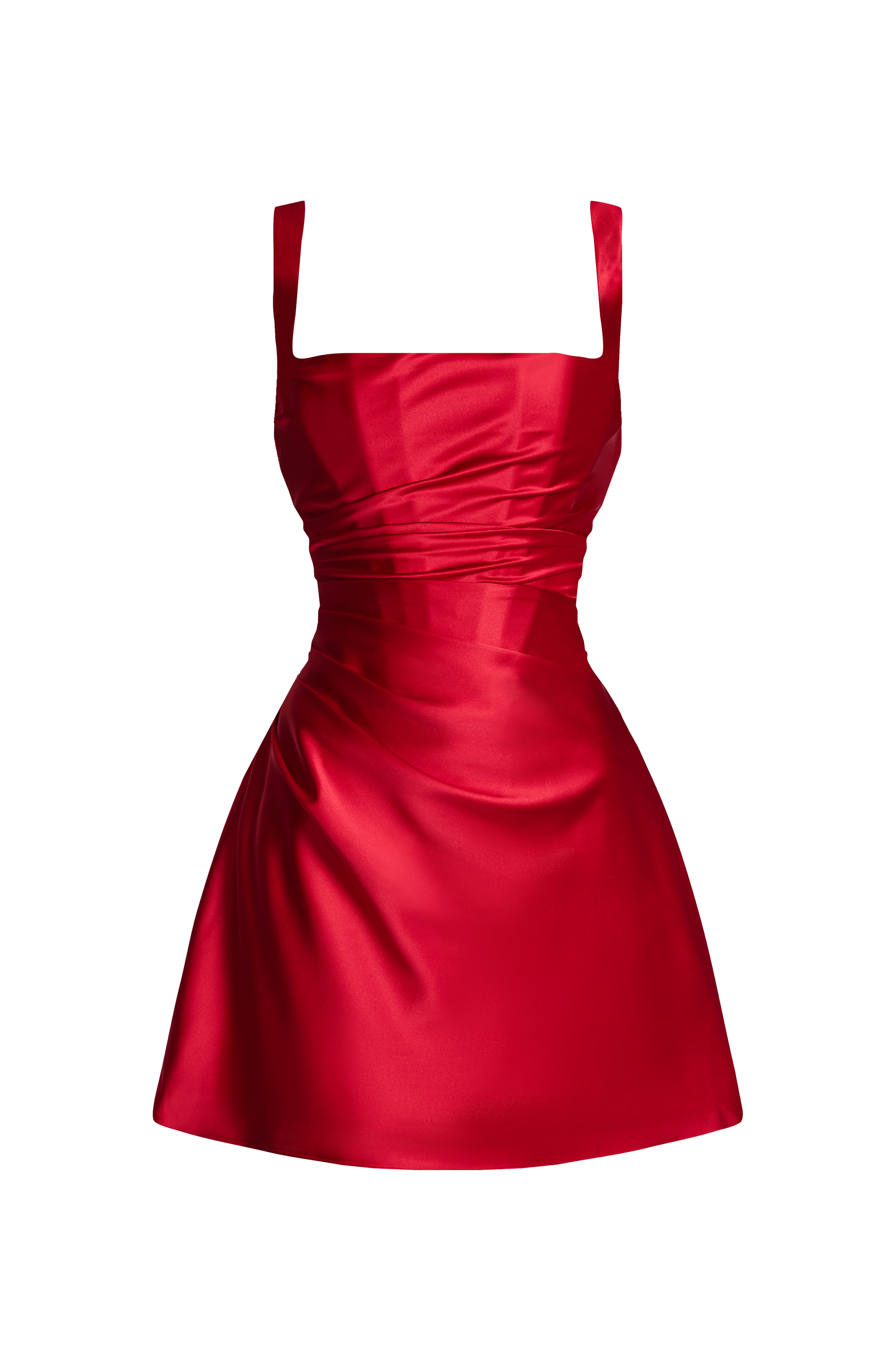 Calanthe Mini Dress - Red