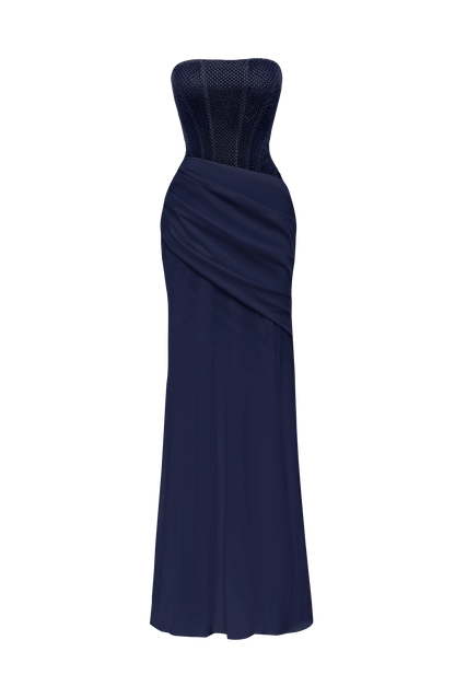 Celestia Maxi Dress - Navy