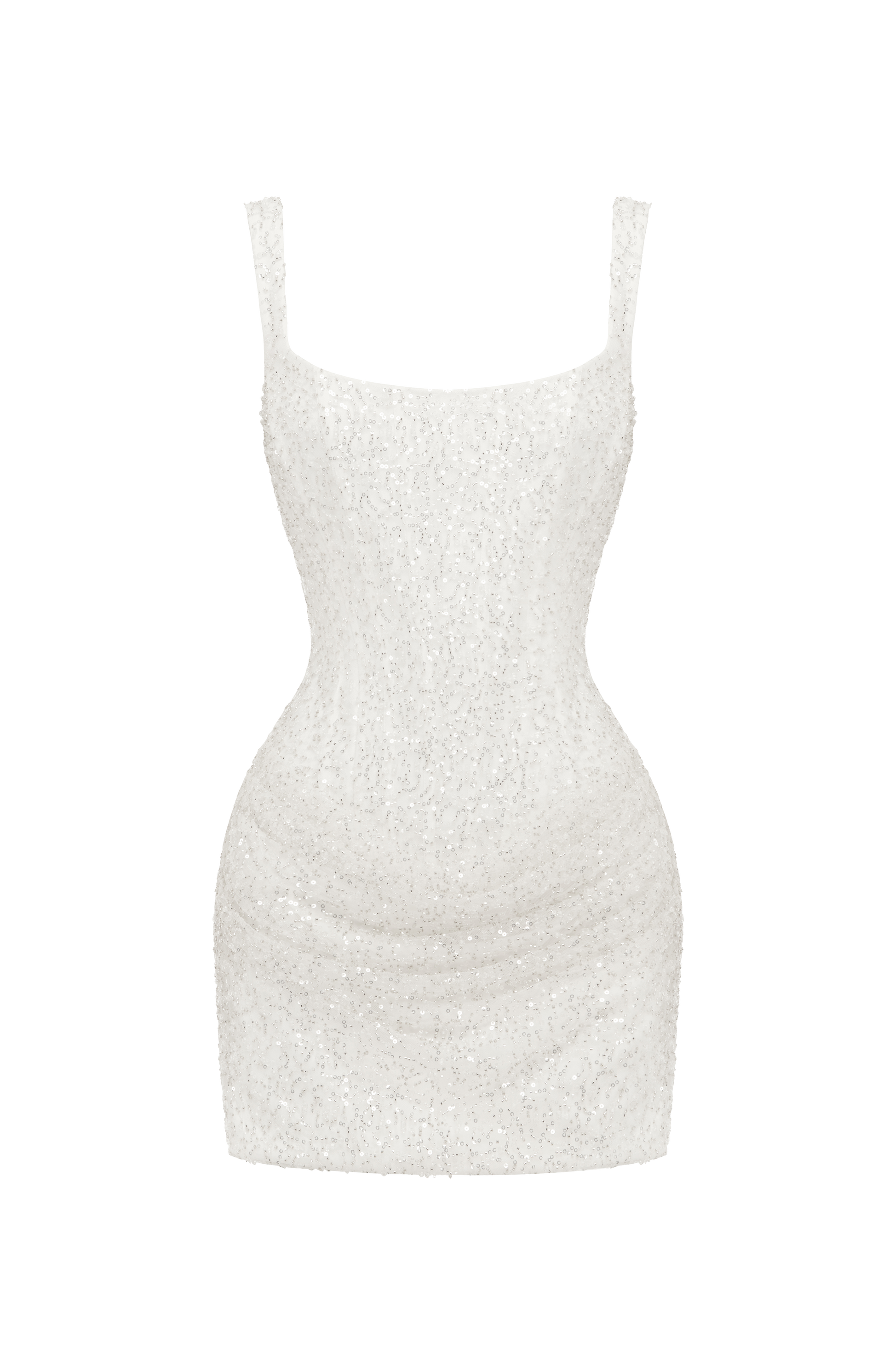 Christabel Mini Dress - Ivory Sparkle