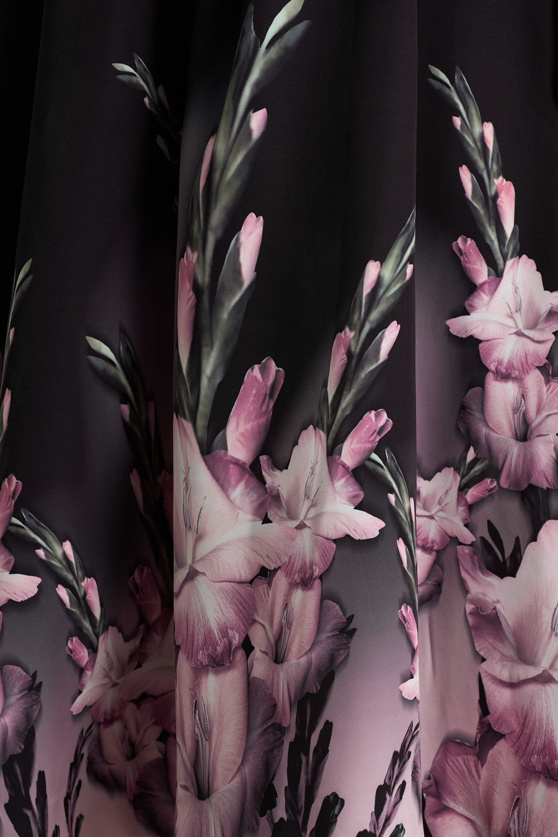 Annalise | Pink Border Print Bandeau Midi Dress