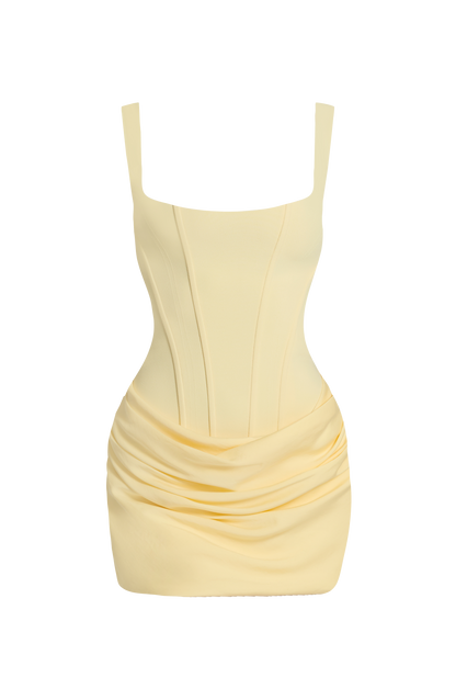 Cornelia Mini Dress - Lemon