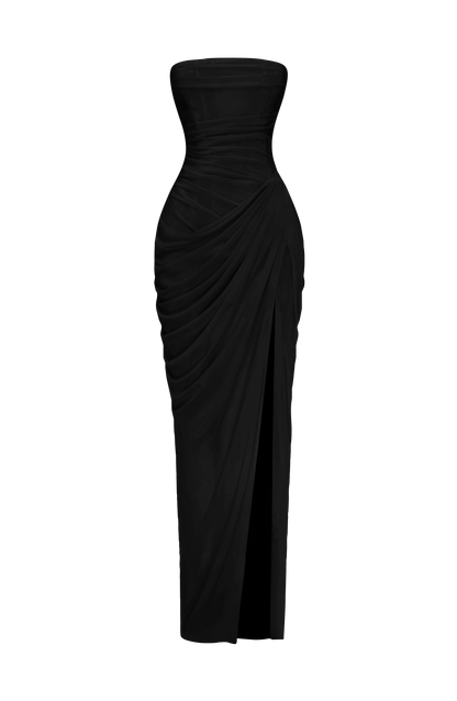 Cyra Maxi Dress - Black