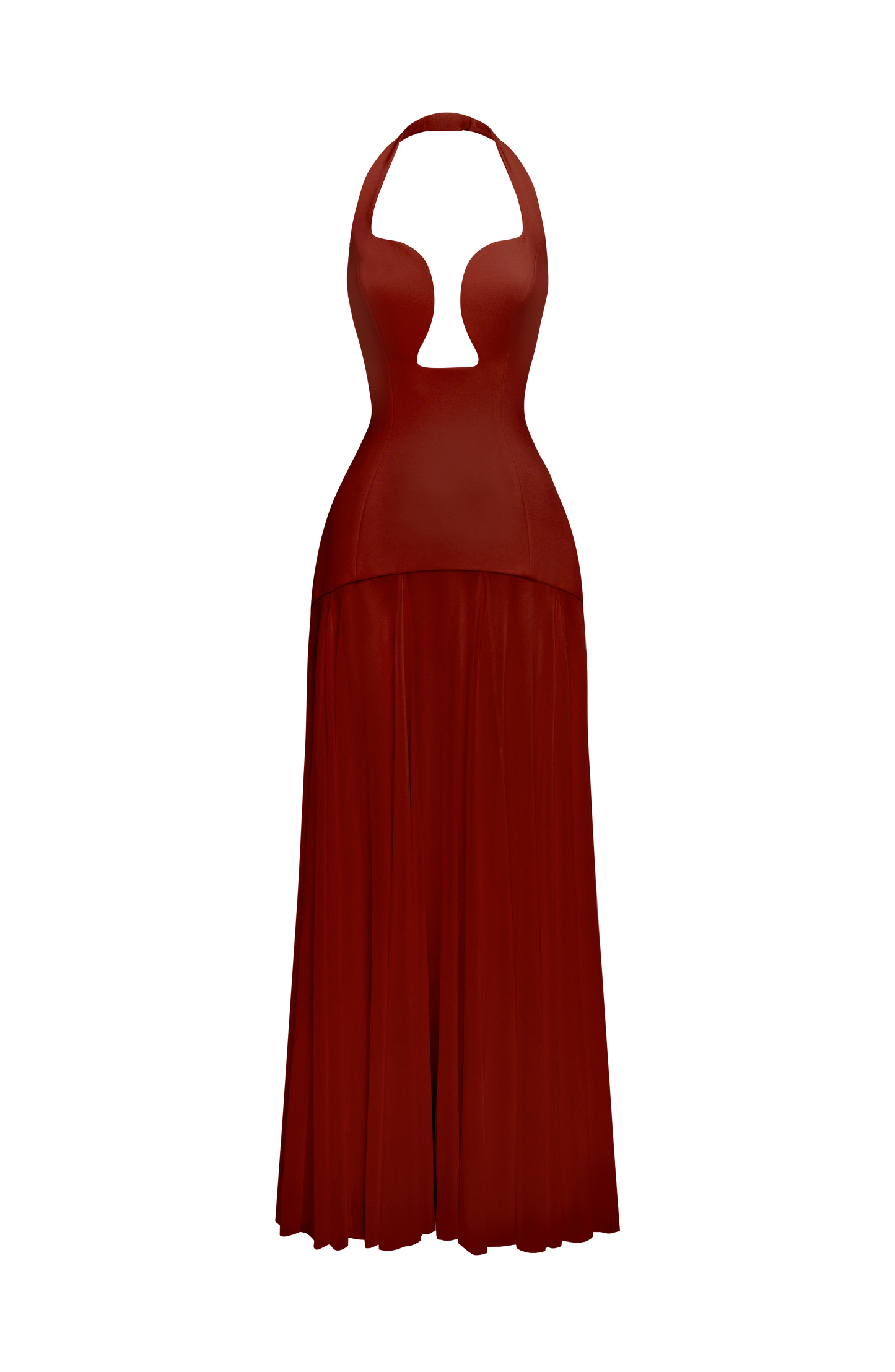 Cyrene Maxi Dress - Deep Rust