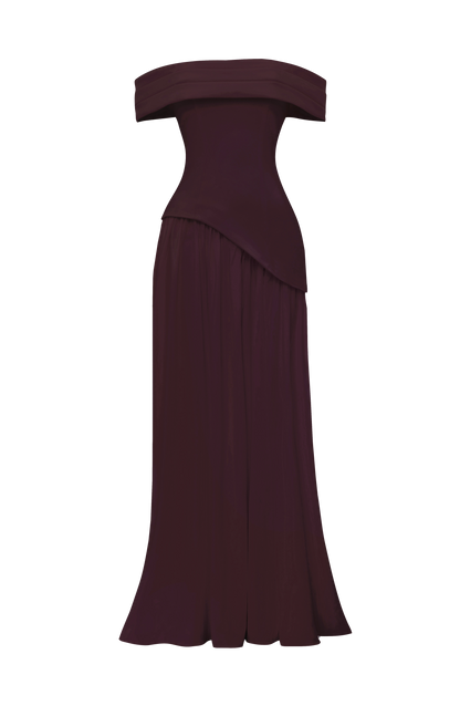 Delilah Maxi Dress - Plum
