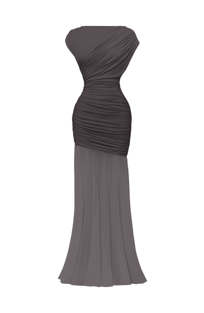Demelza Maxi Dress - Charcoal