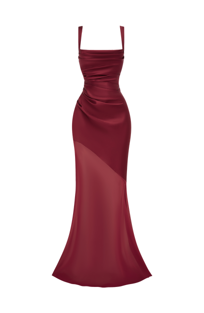 Eliza Gown - Burgundy