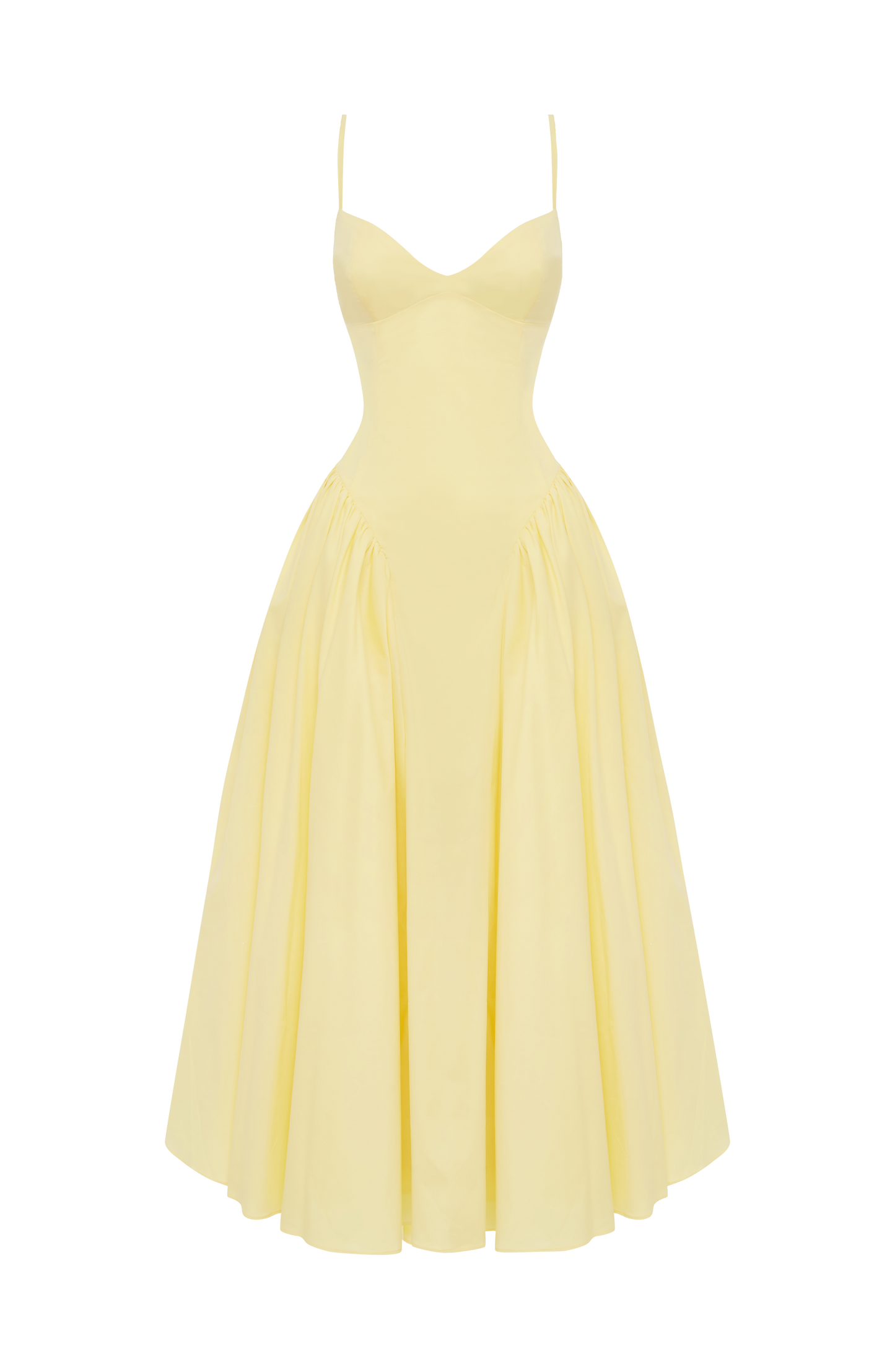 Emerson Midi Dress - Lemon