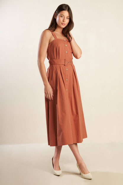CALIFORNIA DREAMING BUTTON DOWN DRESS