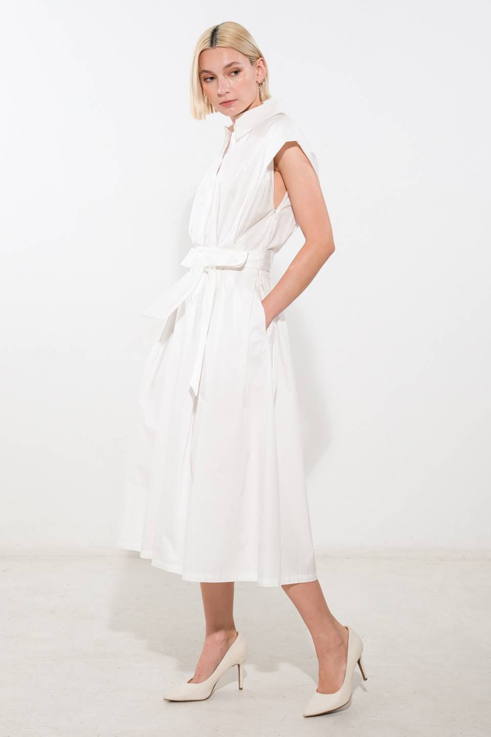 DEEPER CONNECTION DROP SHOULDER DRESS