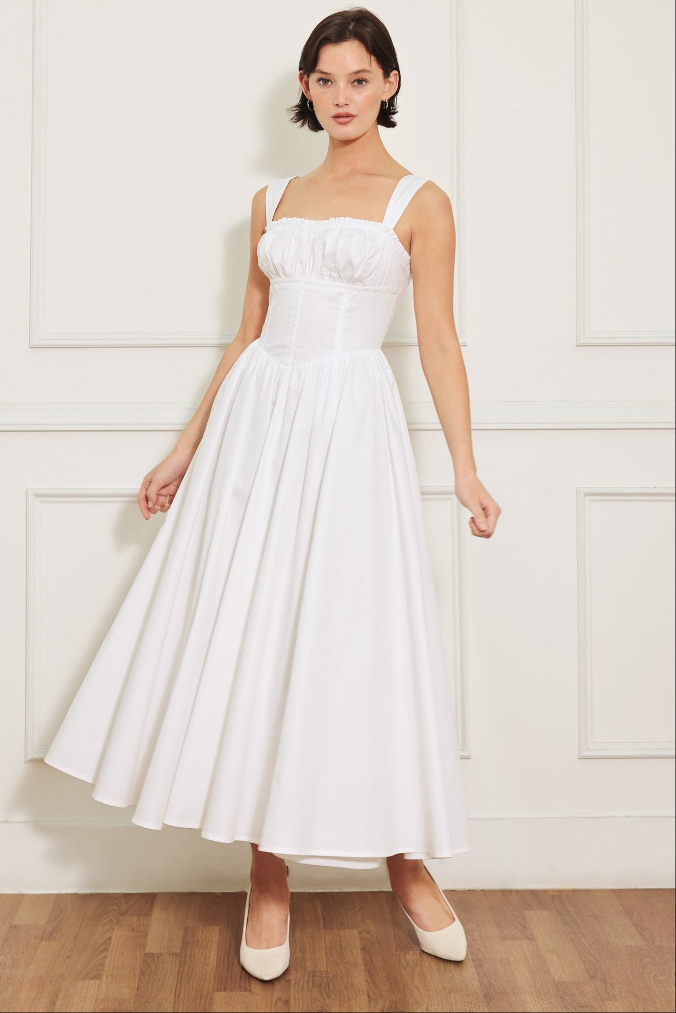 SWEETHEART SERENADE WHITE MIDI DRESS FINAL