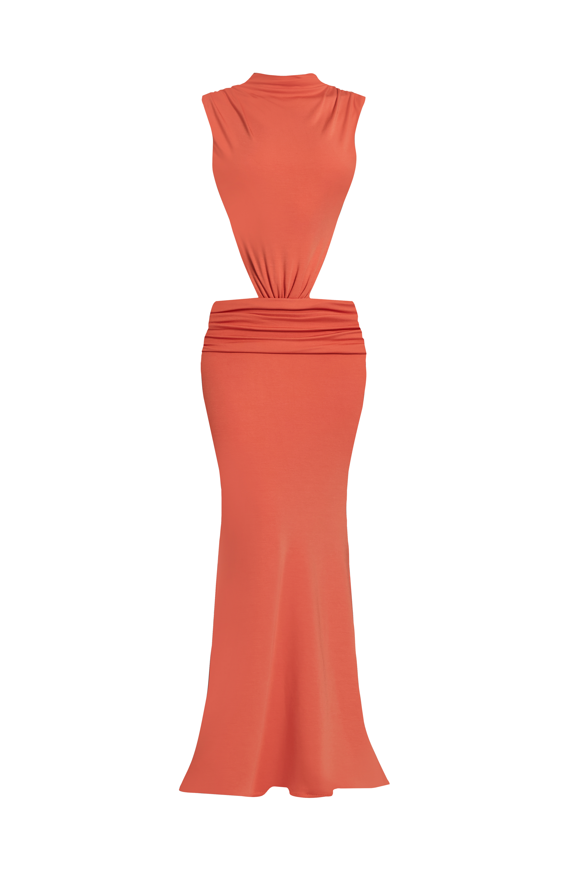 Fenella Maxi Dress - Burnt Orange