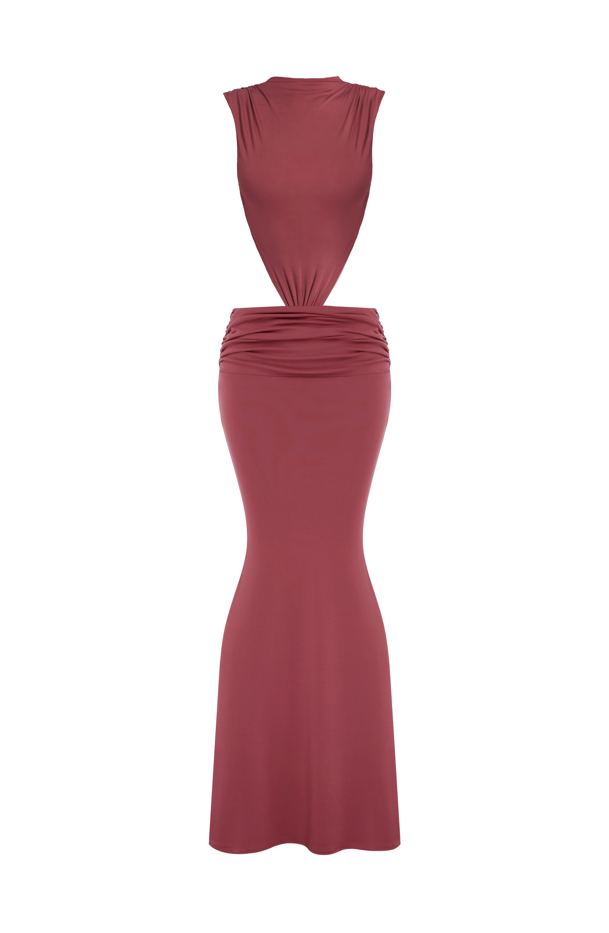 Fenella Maxi Dress - Rose Brown