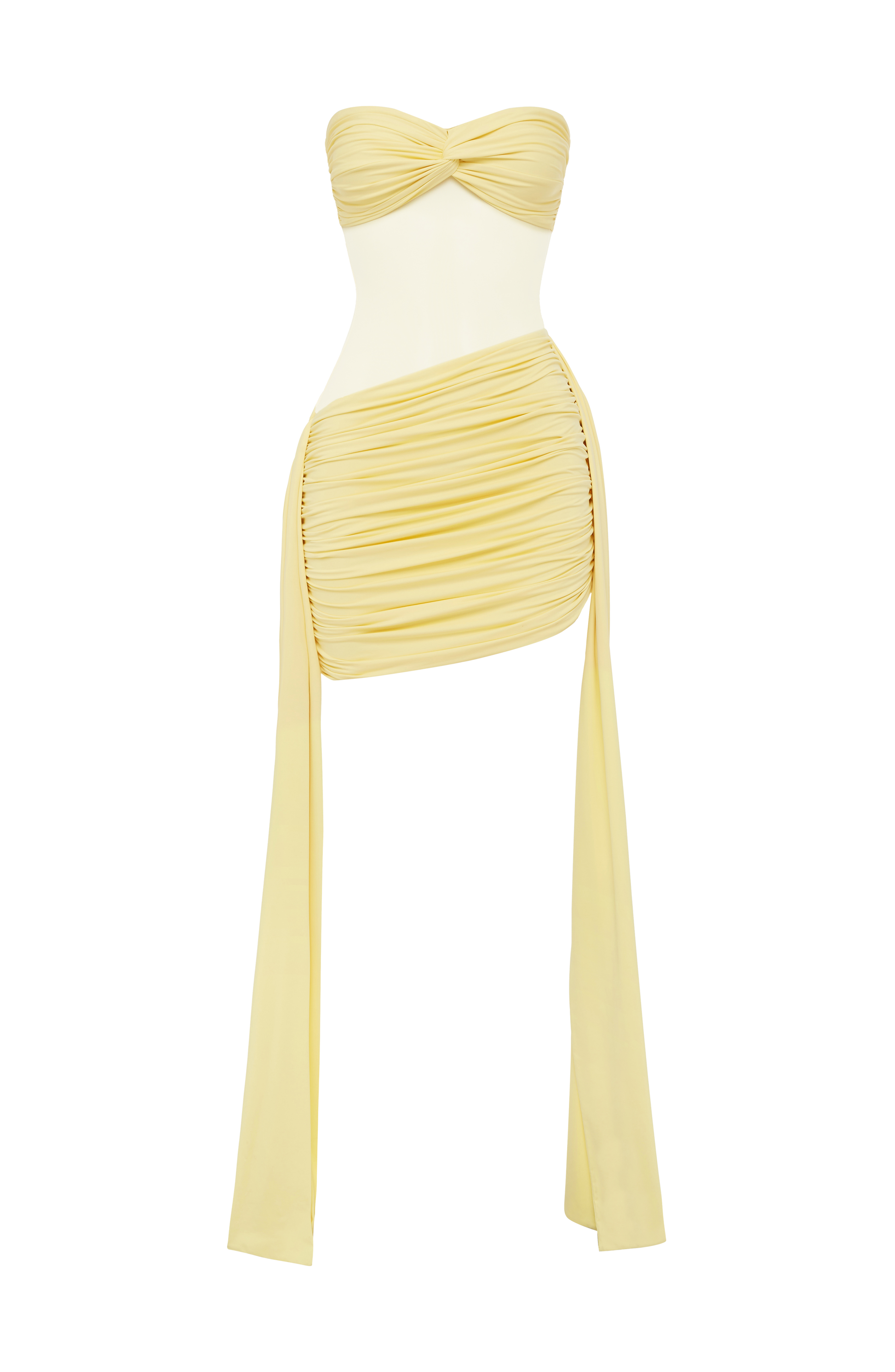 Fiorella Mini Dress - Lemon