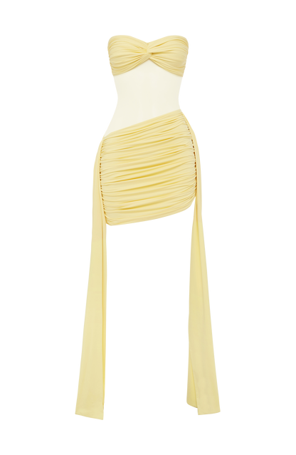 Fiorella Mini Dress - Lemon