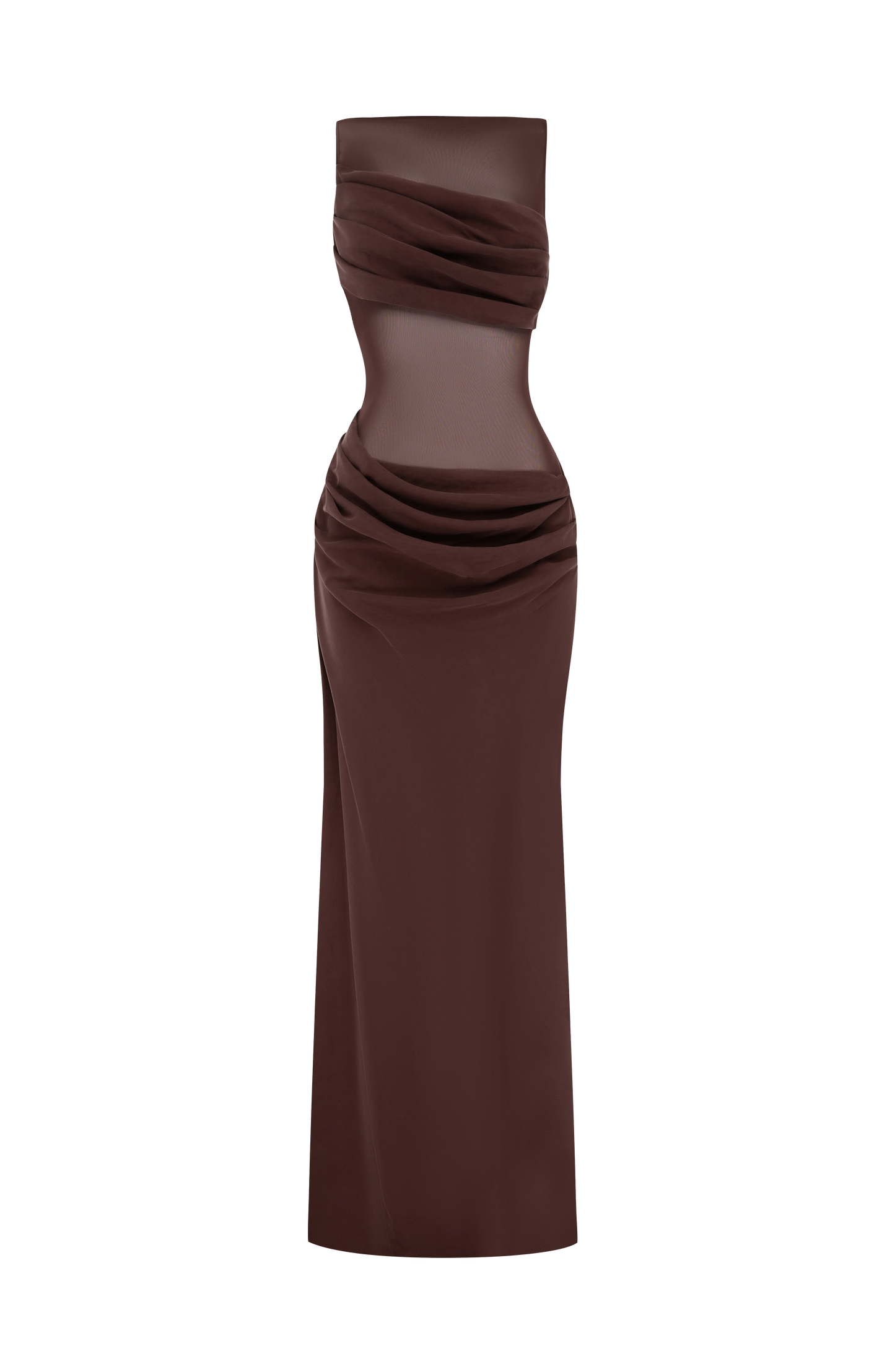 Gracelyn Maxi Dress - Plum Brown