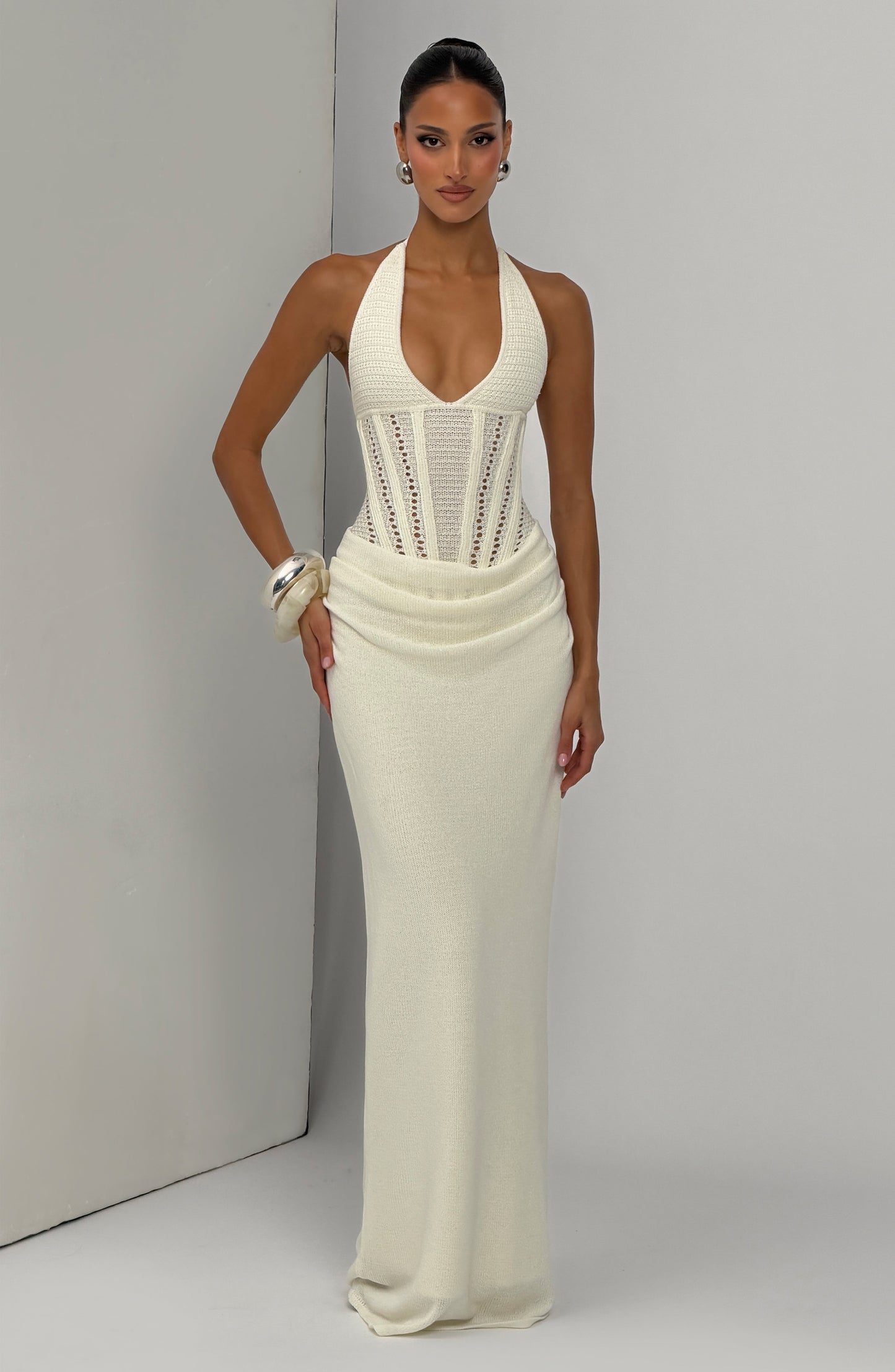 Neeka Maxi Dress - Ivory