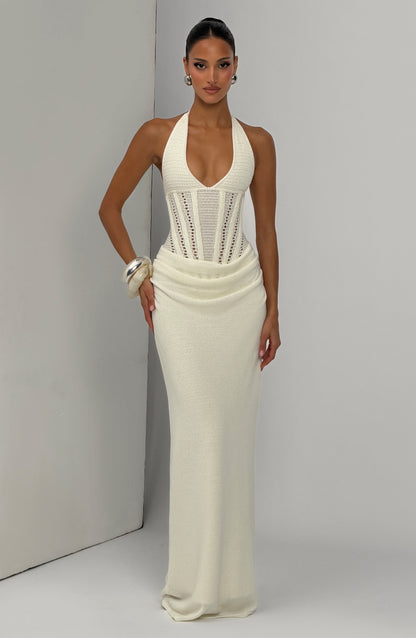 Neeka Maxi Dress - Ivory