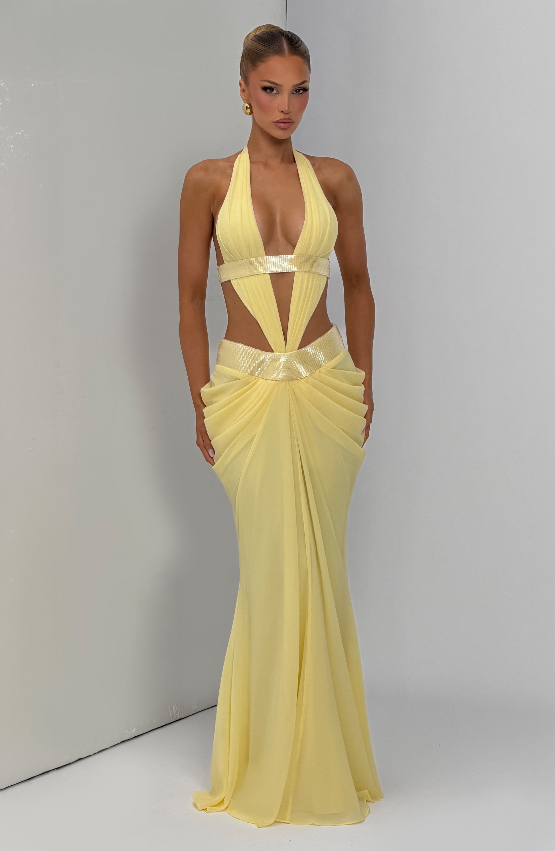 Sophie Maxi Dress - Lemon