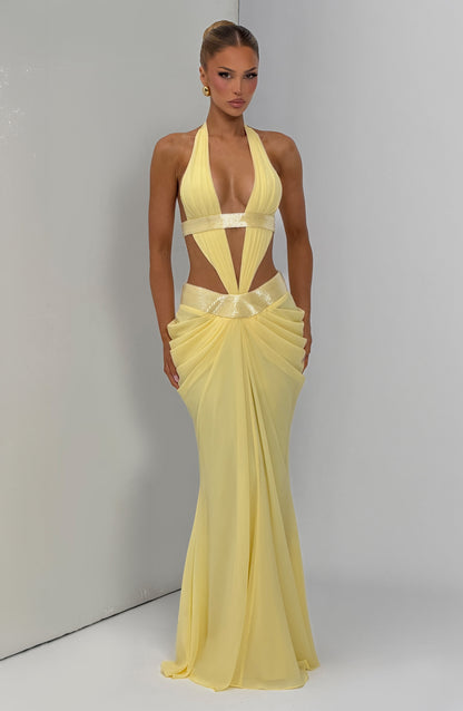 Sophie Maxi Dress - Lemon