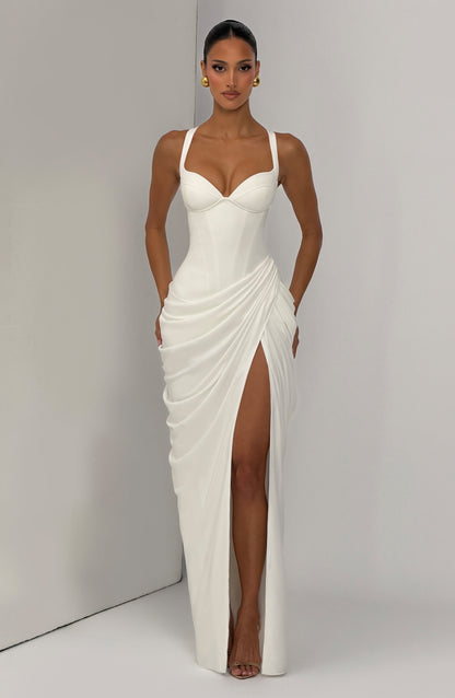 Elara Maxi Dress - Ivory