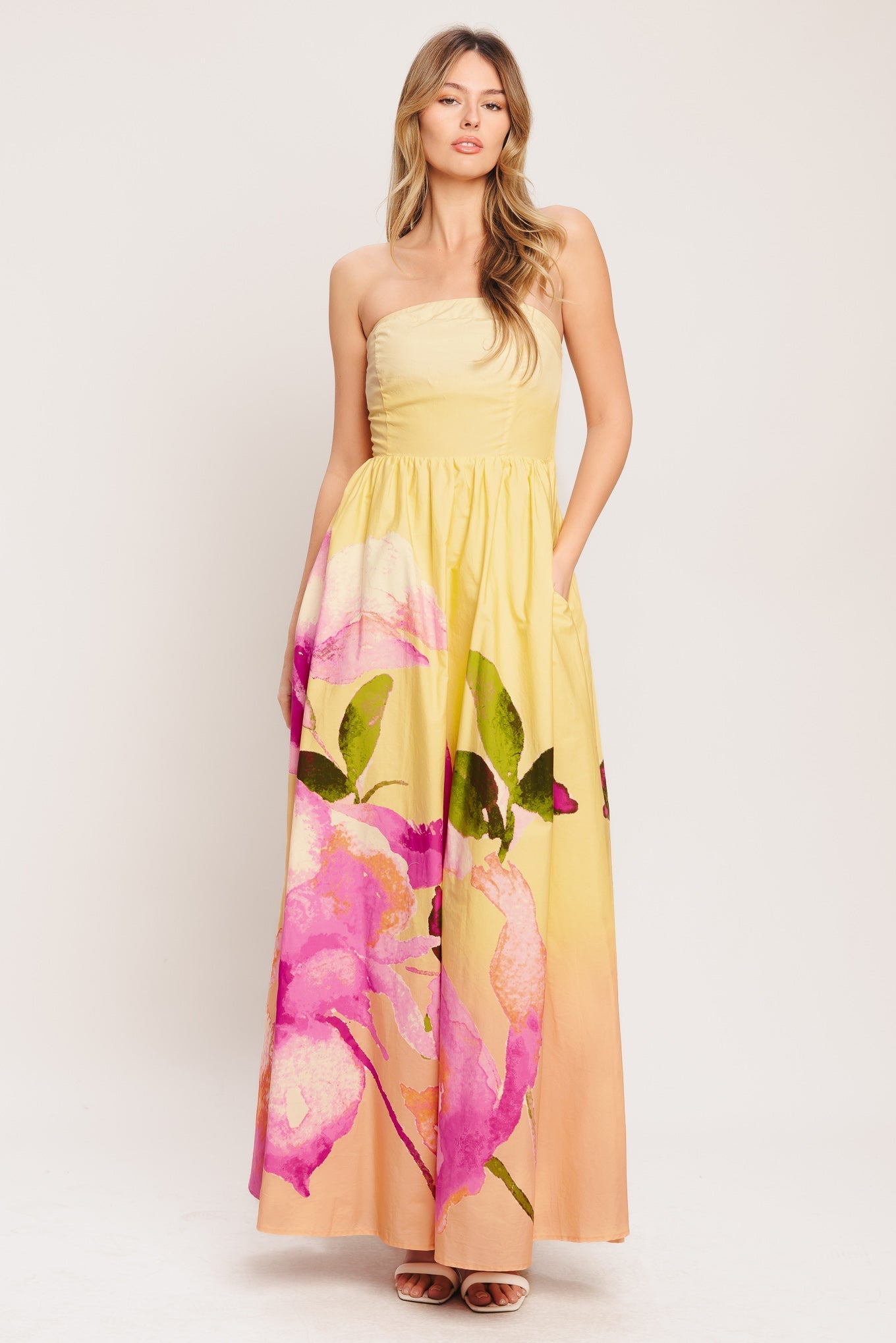 DREAMY OMBRE LIGHT YELLOW MAXI DRESS FINAL