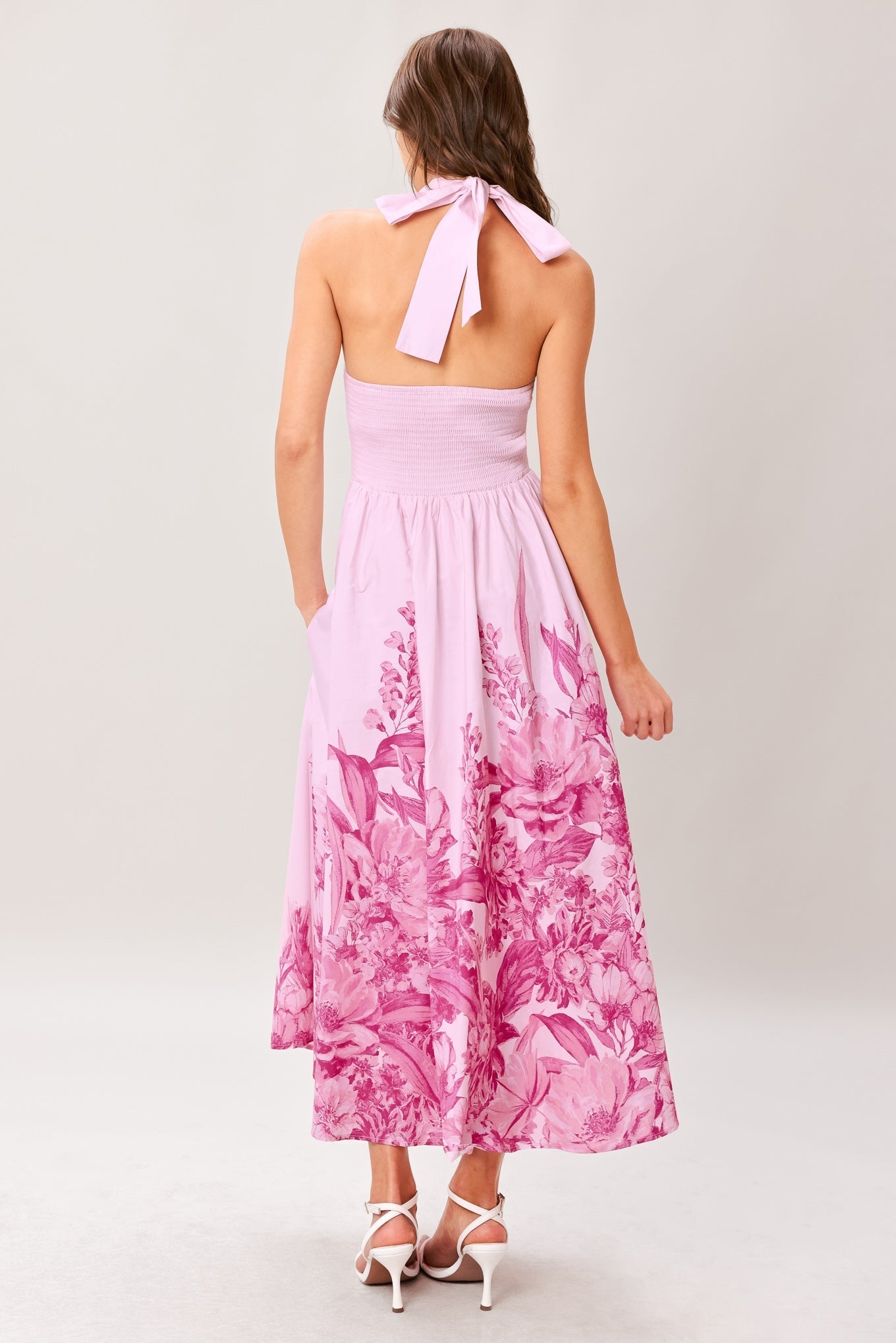ROSELIGHT DREAM LIGHT PINK MIDI DRESS FINAL