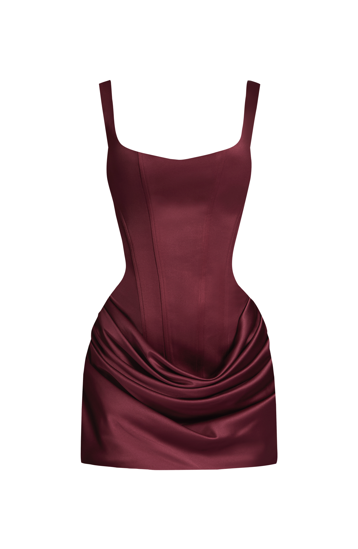 Imogen Mini Dress - Cherry Lacquer