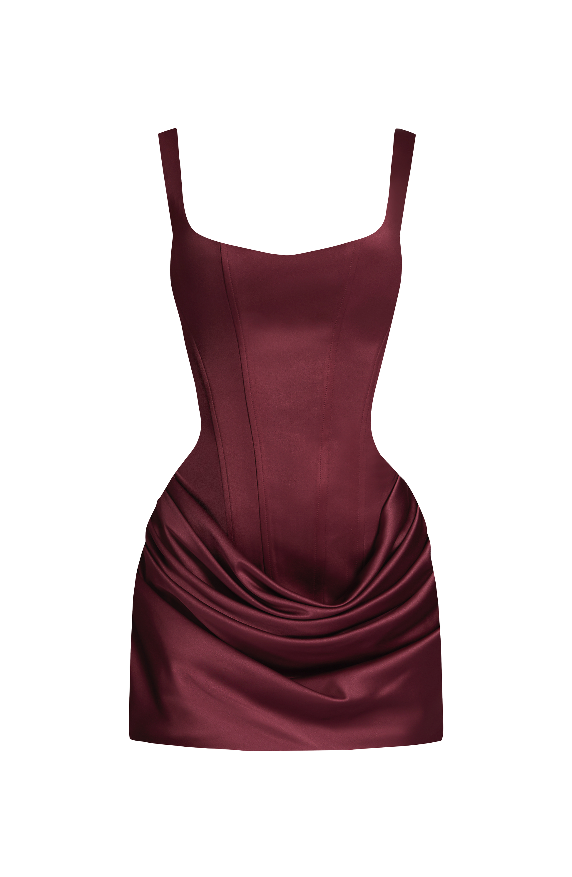 Imogen Mini Dress - Cherry Lacquer