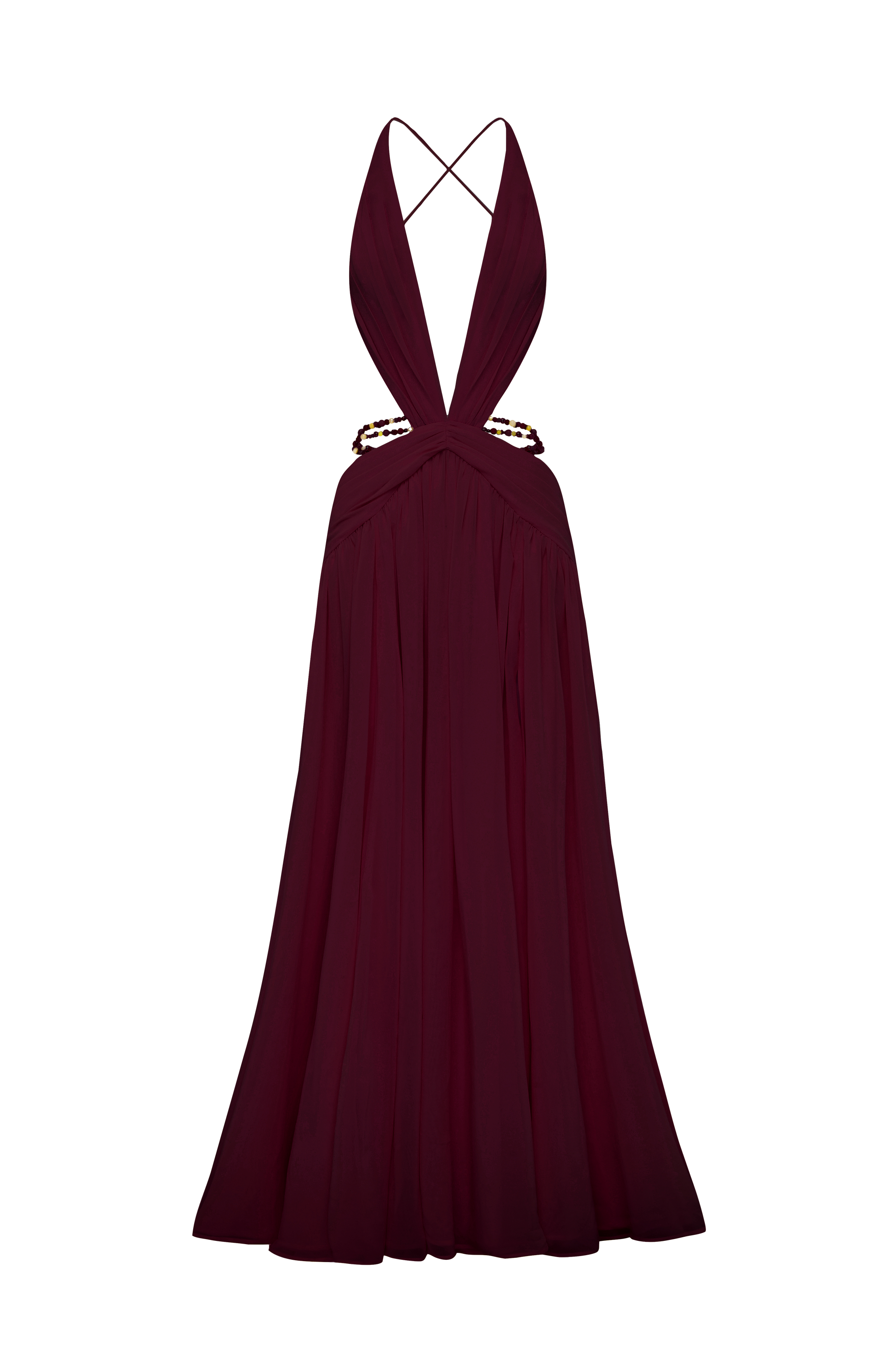 Indianna Maxi Dress - Cherry Lacquer