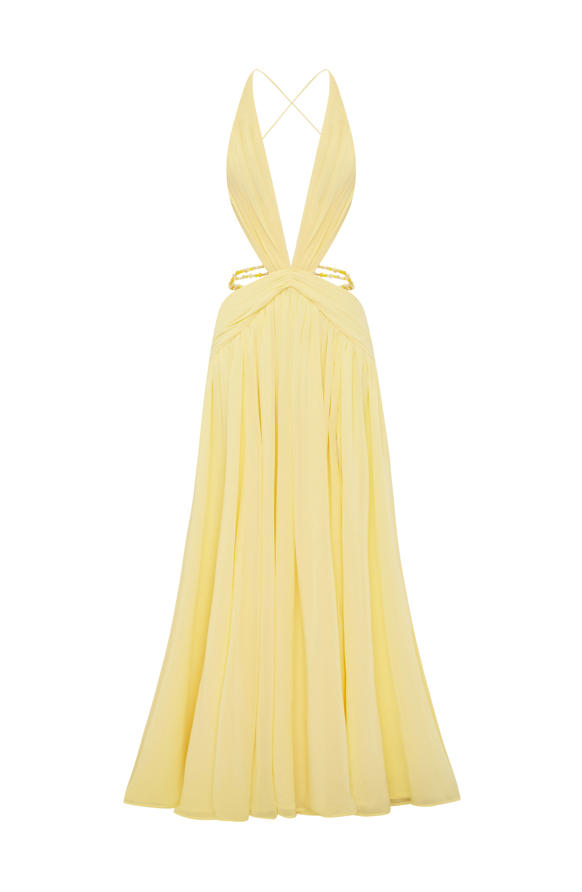 Indianna Maxi Dress - Lemon